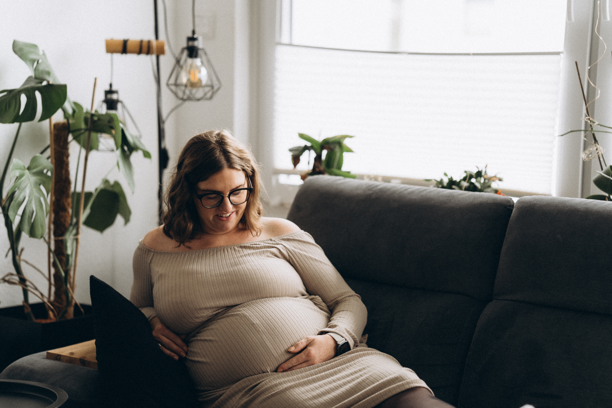 Babybauchshooting in Bochum werdende Mutter