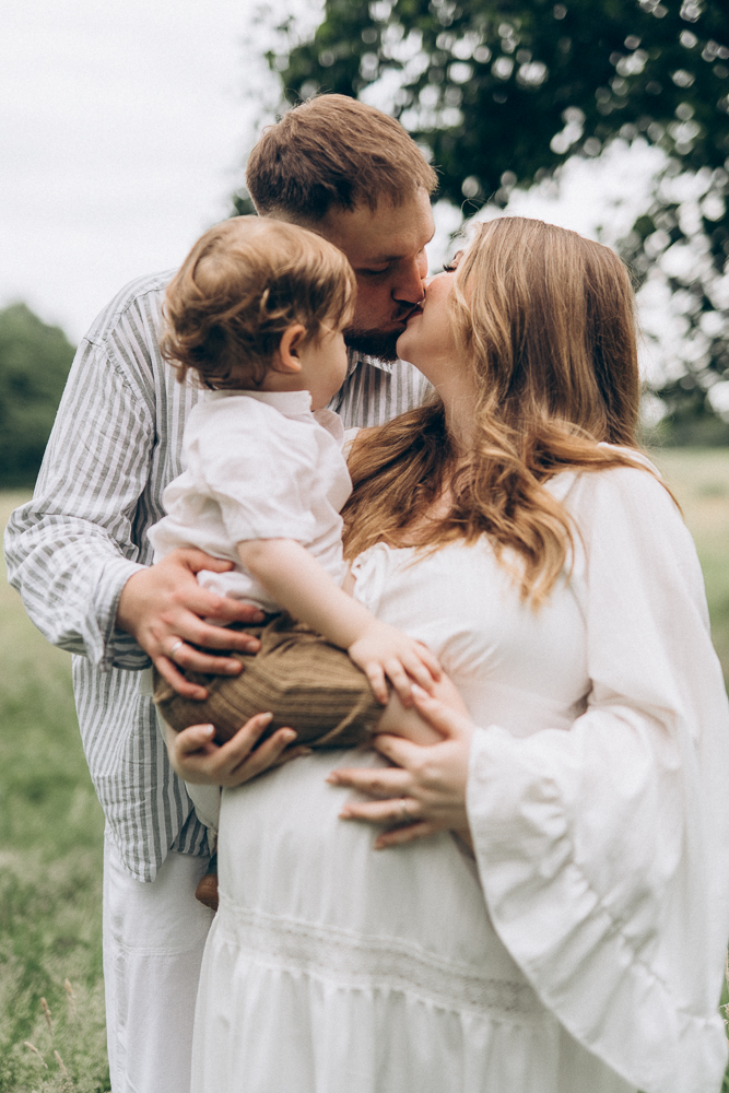 Babybauchshooting Familie