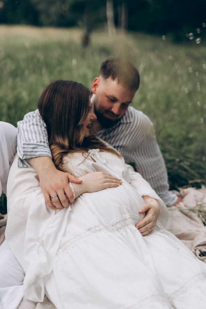 Babybauchshooting Familie