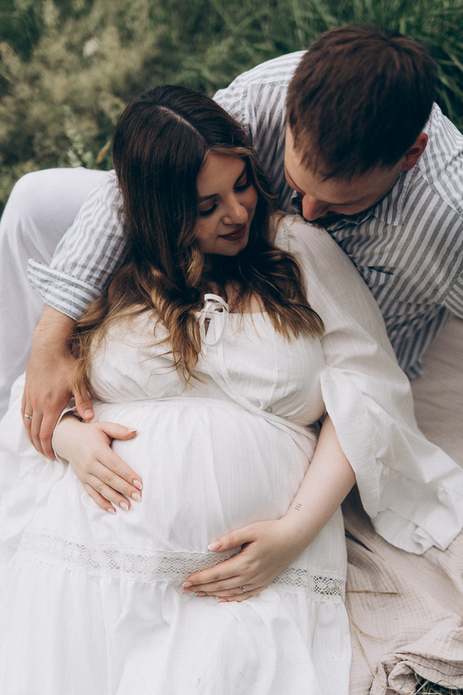 Babybauchshooting Familie